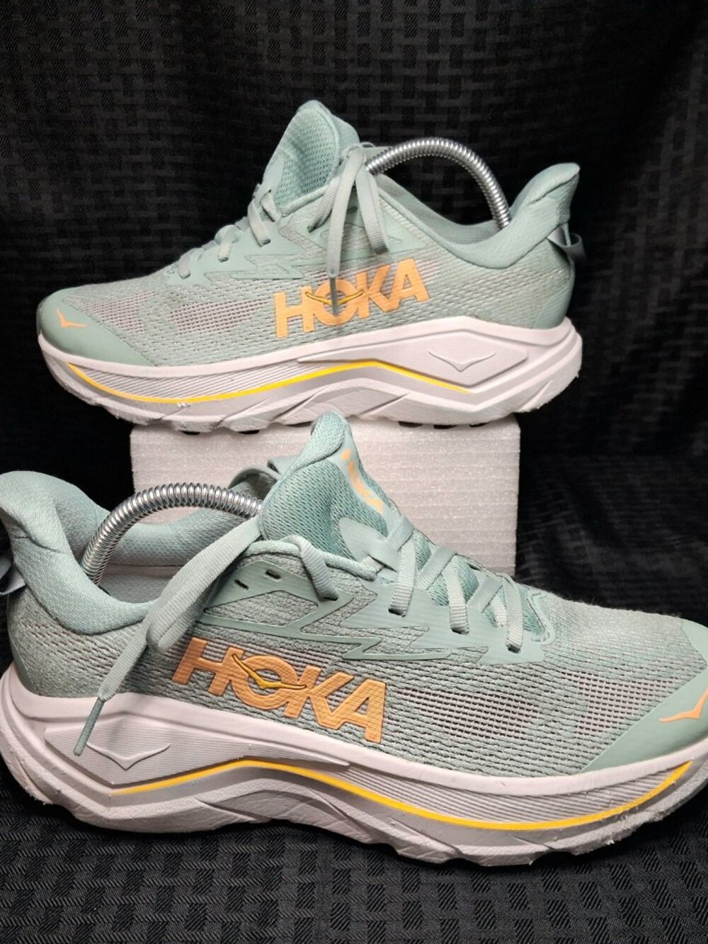 Hoka Challenger 8 Women's Running Shoes Size 10 Jade Cosmic Grey 1168717-JDC